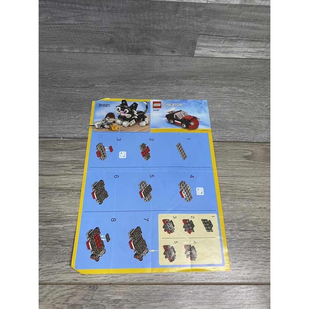 LEGO Creator 31022 Turbo Quad Instruction Manual 2014 3in1 Set Illustrated